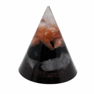 Layered cone with Milky Quartz – symbol of calm, softness and gentle clarity