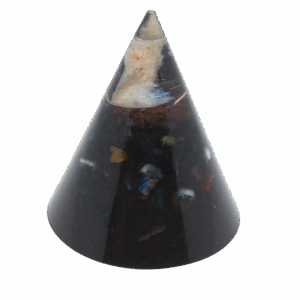 Cone with Citrine and 20+ gemstones – symbol of joy, clarity and uplifting light energy