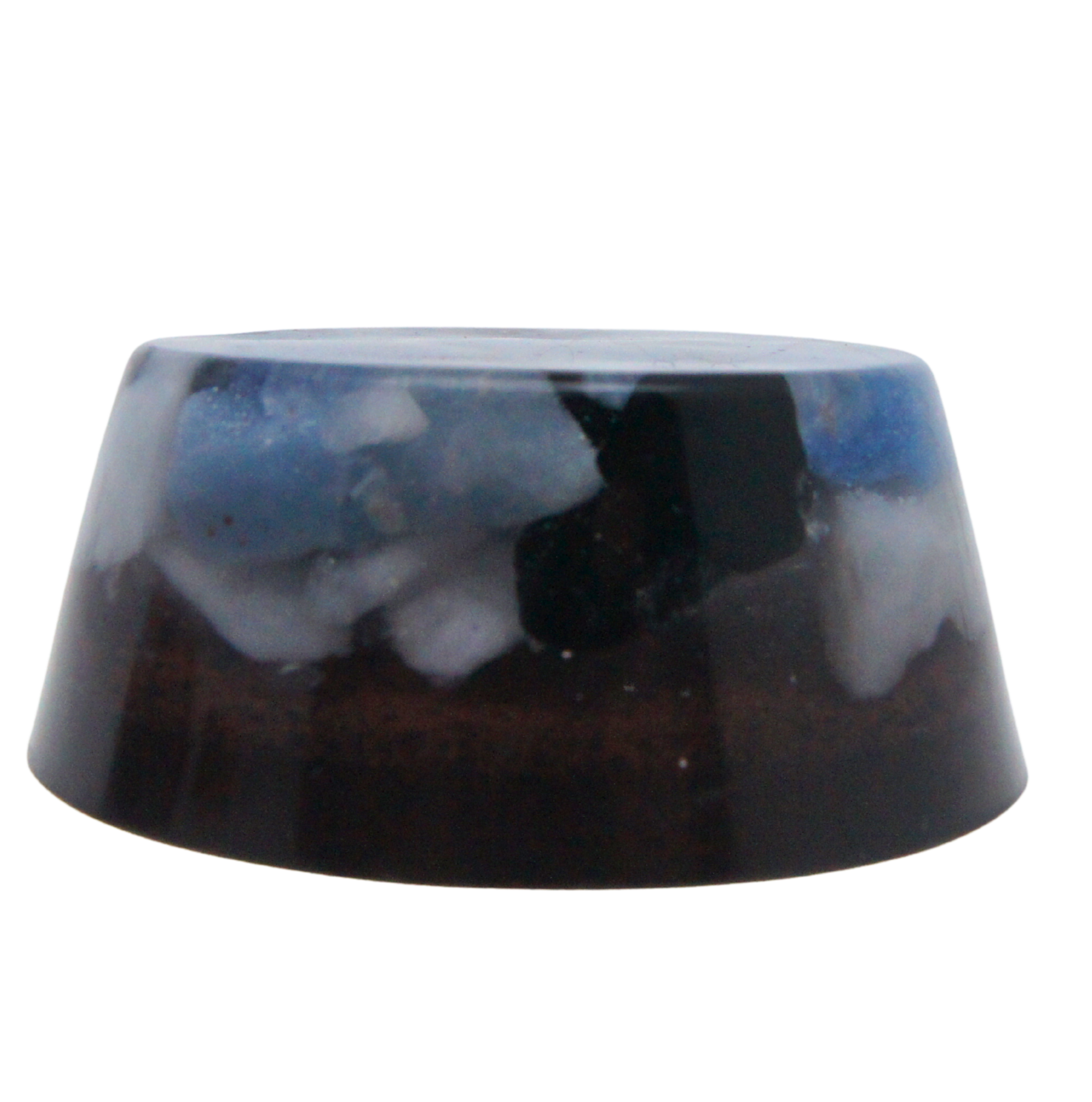Grote Rondo met Blauwe Kwarts, Onyx en Melkkwarts – symbool van rust, stabiliteit en helderheid.