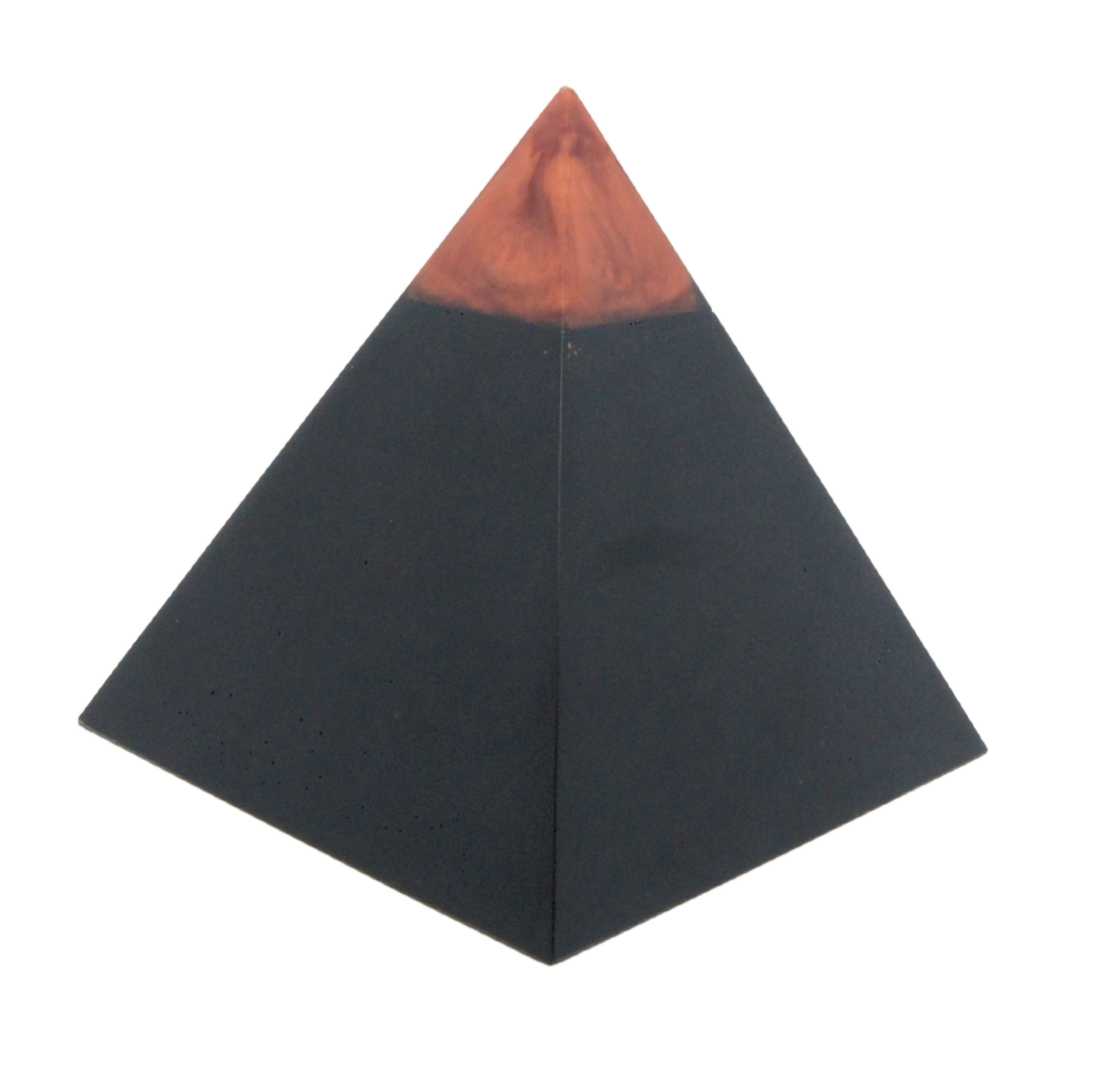 Mystical Black Vlam Pyramide – Roodbruine Top & 18 Edelstenen - Afbeelding 2